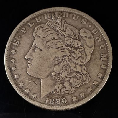 1890-O US Morgan Silver Dollar