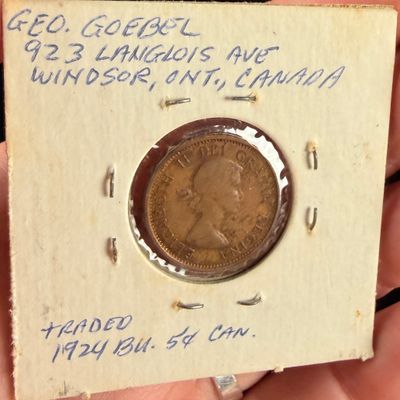 1962 CA 1-Cent Bronze Coin error