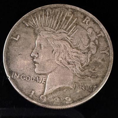1922 US Peace Silver Dollar