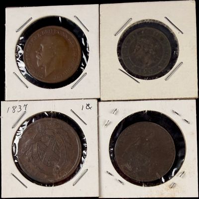 A Collection of UK and Canadian Coins and Tokens