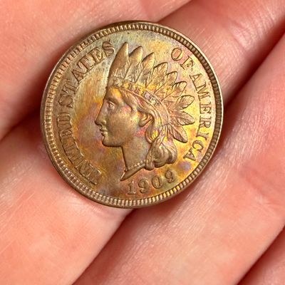 US 1909 Indian Head Cent, KM 90a