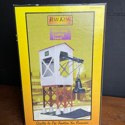 Sale Photo Thumbnail #156: RailKing by M.T.H. Electric Trains Operating Coaling Tower Item 30-9043
