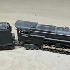 Sale Photo Thumbnail #110: Lionel No. 2020 O-Gauge 6-8-6 Steam Turbine Locomotive and No. 6466WX Whistling Tender