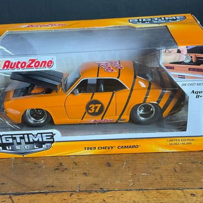 Sale Photo Thumbnail #182: Jada Toys 1:24 Scale 1969 Chevy Camaro Die-Cast Coin Bank AutoZone Promotional Limited Edition