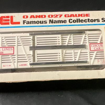 Sale Photo Thumbnail #43: Lionel Lines O Gauge No. 9408 Circus Stock Car in Original Box