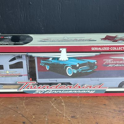 Sale Photo Thumbnail #186: Lukoil Ford Thunderbird 50th Anniversary Serialized Collector Edition Toy Truck and Car Set