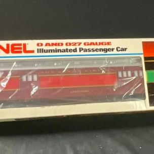 Sale Photo Thumbnail #38: Lionel 6-9554 O Gauge Chicago and Alton Armstrong Baggage Car with Original Box