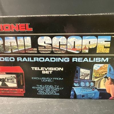 Sale Photo Thumbnail #66: Lionel Rail Scope Model 6-33002 Video Railroading Realism Television Set