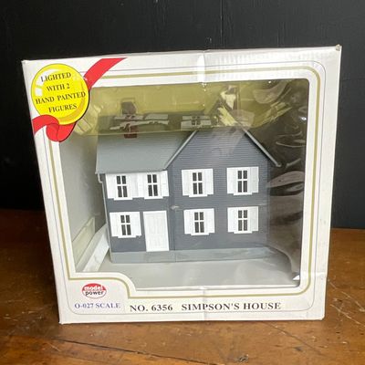 Sale Photo Thumbnail #151: Model Power O-027 Scale Simpson's House Built Up Building No. 6356