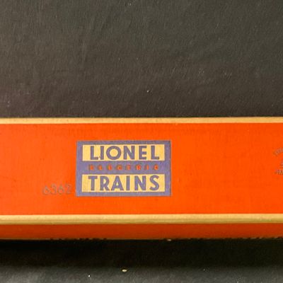 Sale Photo Thumbnail #25: Lionel O-Gauge No. 6362 Rail Truck Car with Original Box
