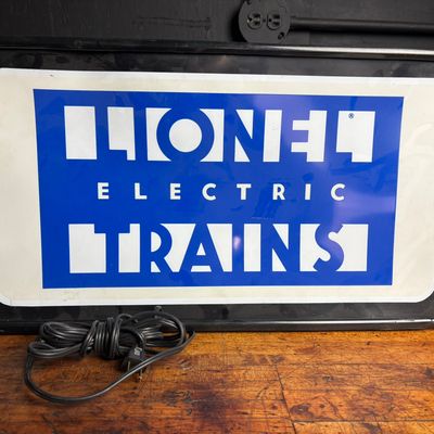 Sale Photo Thumbnail #198: TecArt Industries Lionel Electric Trains Lighted Advertising Sign