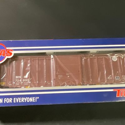 Sale Photo Thumbnail #44: Atlas O Trainman ACF 50 foot 6 inch Box Car BNSF Road Number 724895