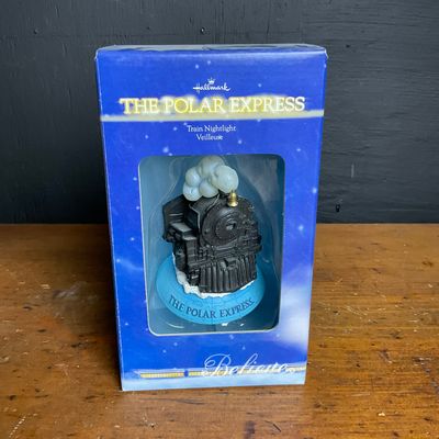 Sale Photo Thumbnail #130: Hallmark The Polar Express Train Nightlight in Original Box