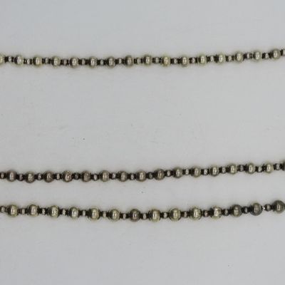 Sterling Ball Bead Necklace & Bracelet