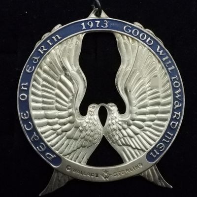 1973 Wallace Sterling Dove Ornament