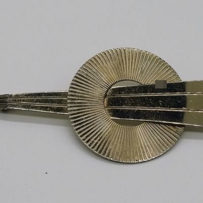 Napier Sterling Gold-Tone Geometric Brooch