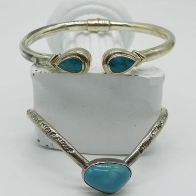 Sterling Turquoise Cuff Bracelets