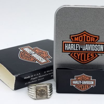 Harley Davidson 925 Ring & Money Clip