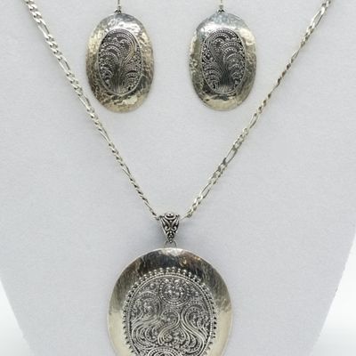 Sarda, Sterling Filigree Set