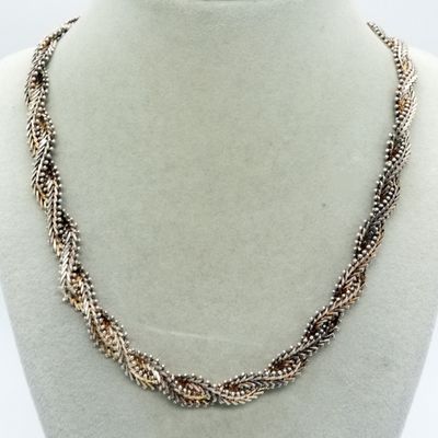 terling Gold-Tone Twisted Necklace