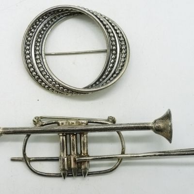 Danecraft & Trombone 925 Brooches