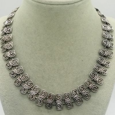 Spiral Link 925 Necklace