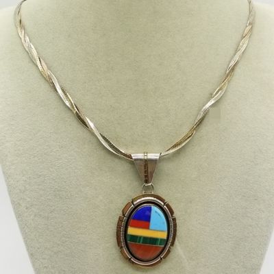 Navajo Sterling 12K Gold Filled Pendant