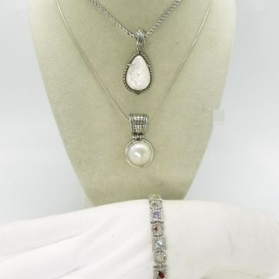 Mother of Pearl 925 Necklaces & Bracelet