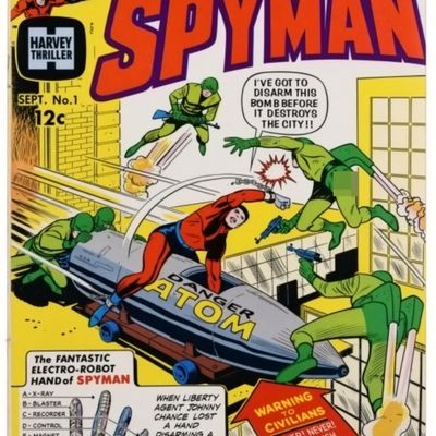 Sale Photo Thumbnail #169: 1966 Spyman #1 Comic