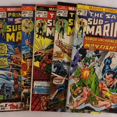 Sale Photo Thumbnail #329: (6) The Savage Sub-Mariner Marvel Comics