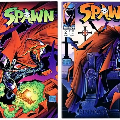 Sale Photo Thumbnail #390: 1992 Spawn #1 & #2 Image Comics