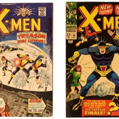 2-1967 X-Men #37 & #39 Marvel