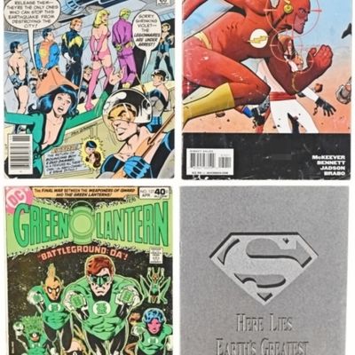 Sale Photo Thumbnail #379: (4) DC Comic Mix, Superman, Green Lantern