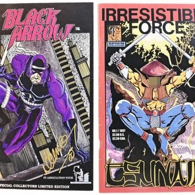 Sale Photo Thumbnail #392: 2-Signed Comics by Donald McQuay