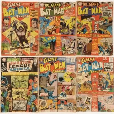 Sale Photo Thumbnail #208: 6-DC Giant Batman & Justice League 1960s
