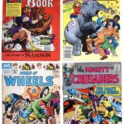Sale Photo Thumbnail #204: 4-Unique Comics - Mighty Crusaders,