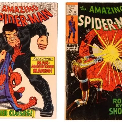 2-1969 Amazing Spider-Man #72 & #73