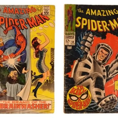 2 - 1968 Amazing Spider-Man #58 & #59 Marvel