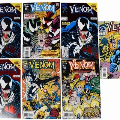 Sale Photo Thumbnail #196: 7-Marvel VENOM Comic Lot