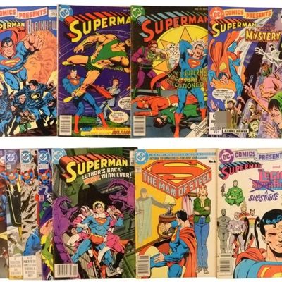 12-Superman Comic Lot
