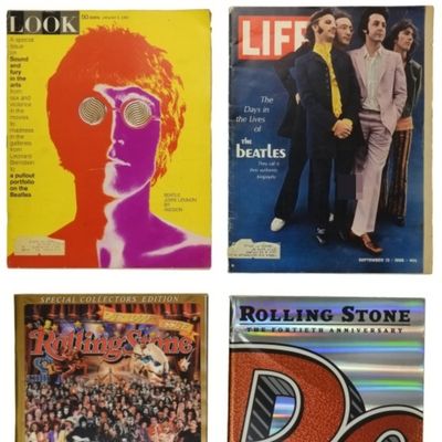 Sale Photo Thumbnail #155: 1968 LOOK Magazine with John Lennon Cover plus