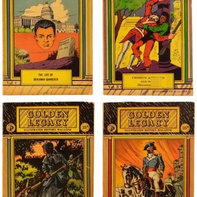 Sale Photo Thumbnail #126: 4-Golden Legacy History Magazines 1966-1968