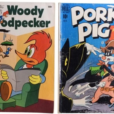 Sale Photo Thumbnail #355: 2-Dell 10c Vintage Comics