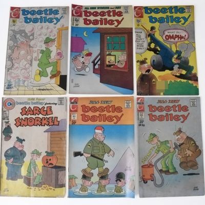 Sale Photo Thumbnail #190: 6-Bettle Bailey Comics