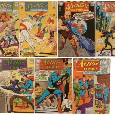 Sale Photo Thumbnail #224: 7-DC Adventure & Action Comic 12c lot