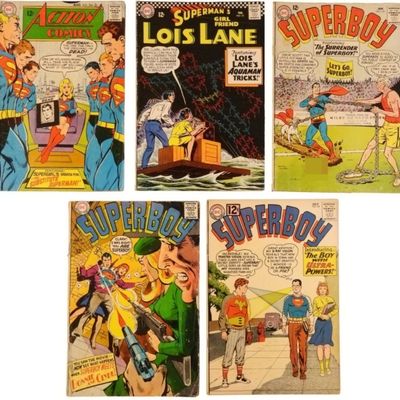 5-Superboy 12c DC Comic Lot