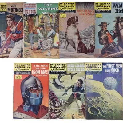 Sale Photo Thumbnail #160: 7-Classic Illustrated 1950s/60s