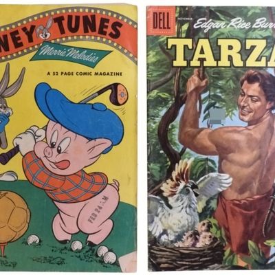 Sale Photo Thumbnail #356: 2-Dell 10c Vintage Comics