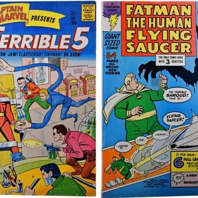 Sale Photo Thumbnail #163: 2-Unique 1960s Comics; Fatman