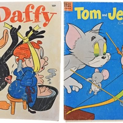 Sale Photo Thumbnail #353: 2-Dell 10c Vintage Comics